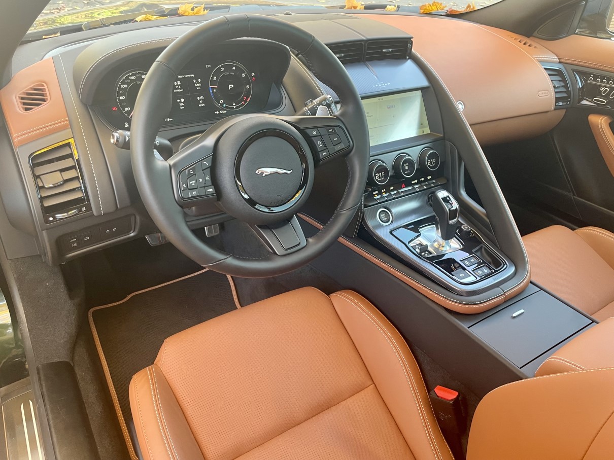 2023 jaguar f type p450 interior