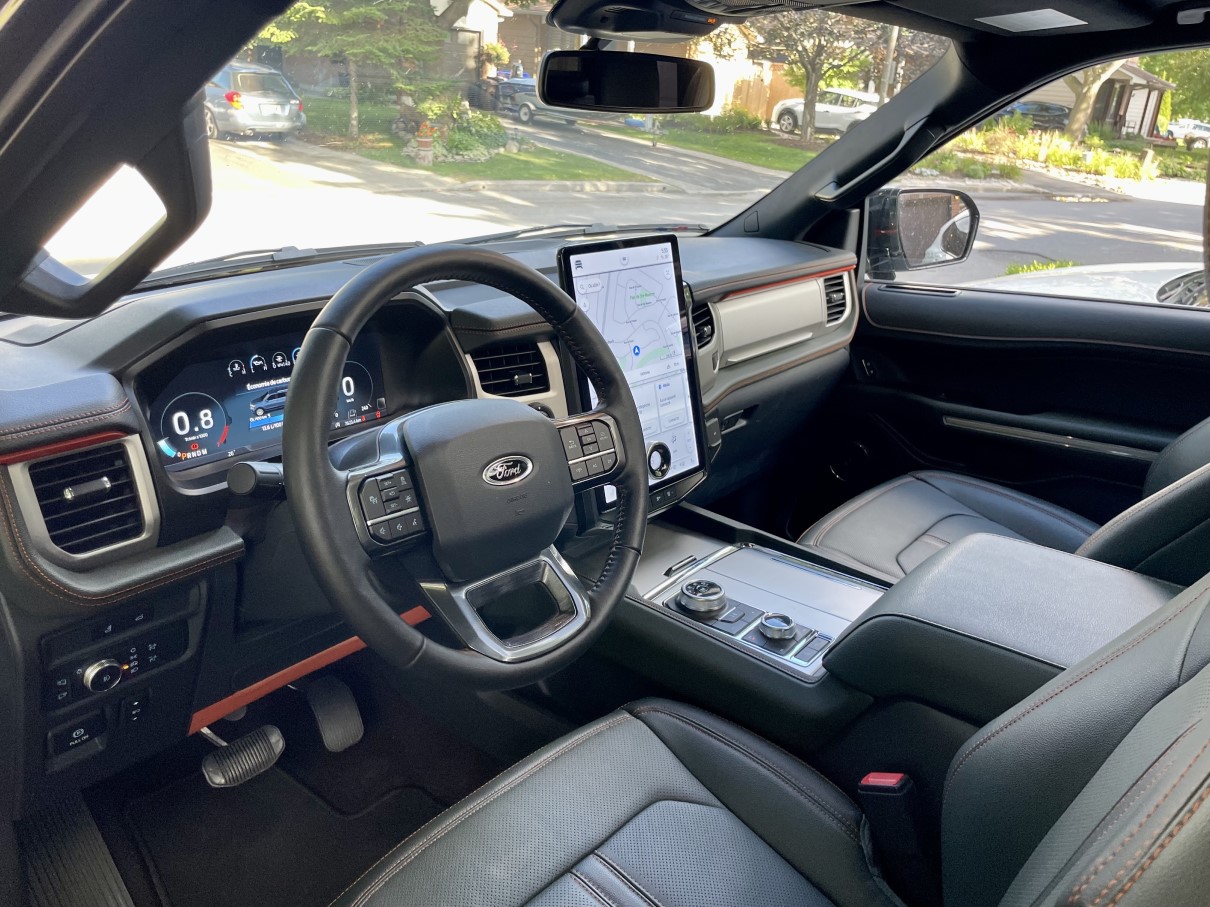 2022 ford expedition timberline interior