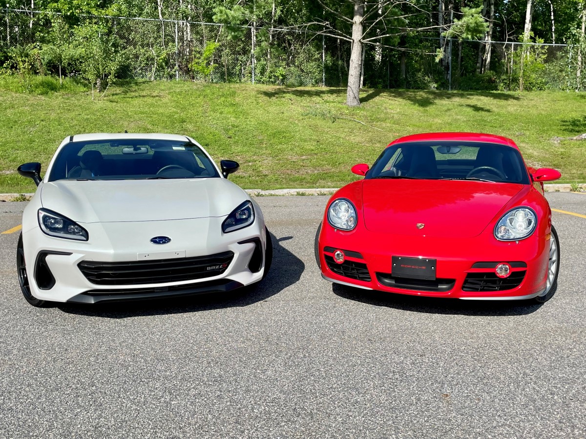 2024 subaru brz ts vs porsche cayman